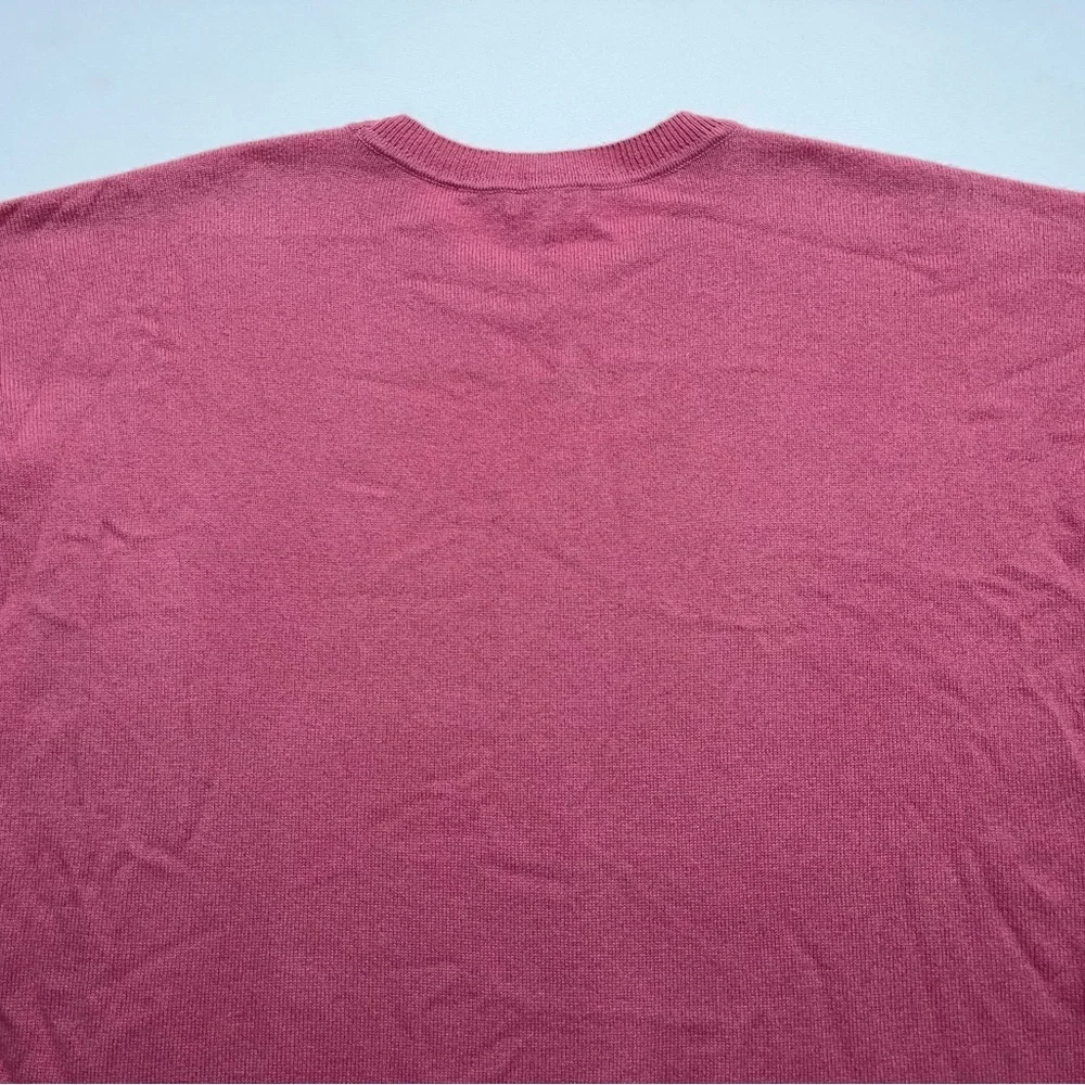 J.Crew Crewneck Boyfriend Cashmere Sweater Womens XXS Oversized in Pink